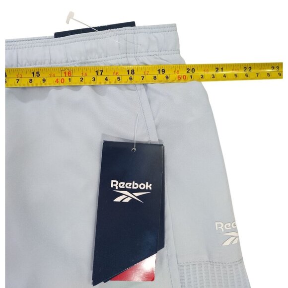 Reebok XXL Light Blue Mens Athletic Running Shorts Lightweight Polyester. - Picture 7 of 8